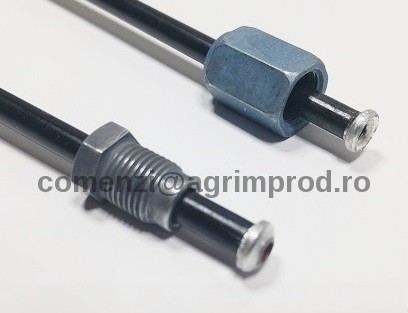 #CONDUCTA FRANA 5MM - 420MM (RACORDURI MAMA  M10MM - TATA M10MM)